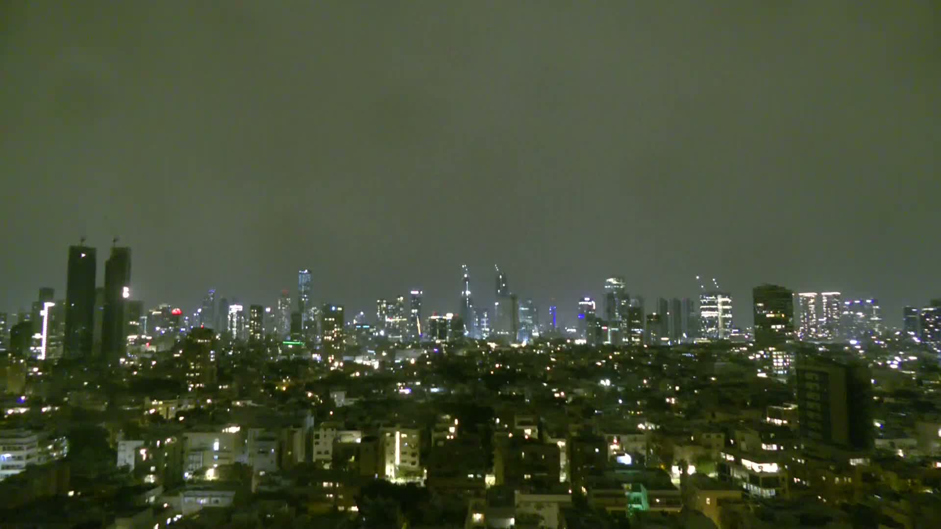 Tel Aviv-Yafo ( קו הרקיע של תל אביב ) Tel Aviv Skyline Live Cam - Old North , Tel Aviv, Israel