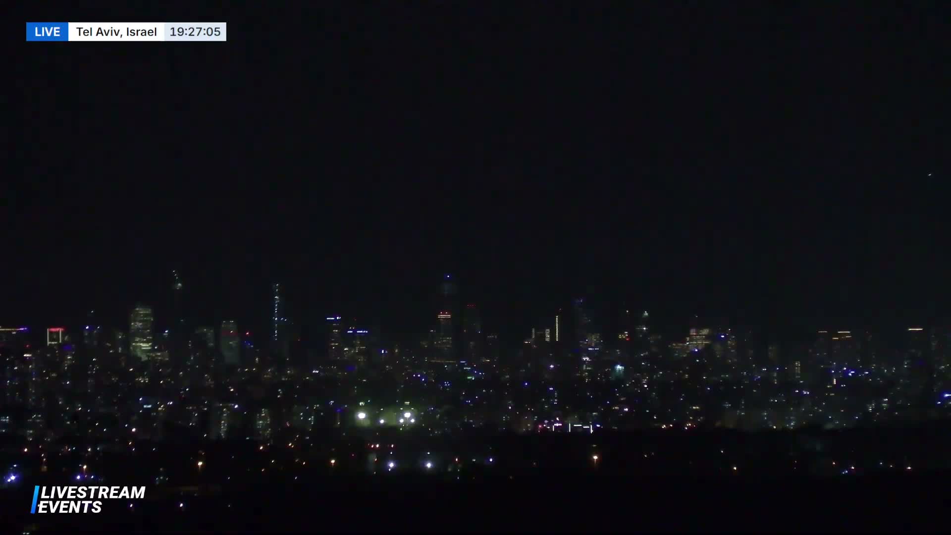 Rosh Haayin, ( נוף עירוני של תל אביב מראש העין )Tel-Aviv City View from Rosh Haayin, Tel Aviv Live Cam - Rosh Ha'Ayin, Central, Israel