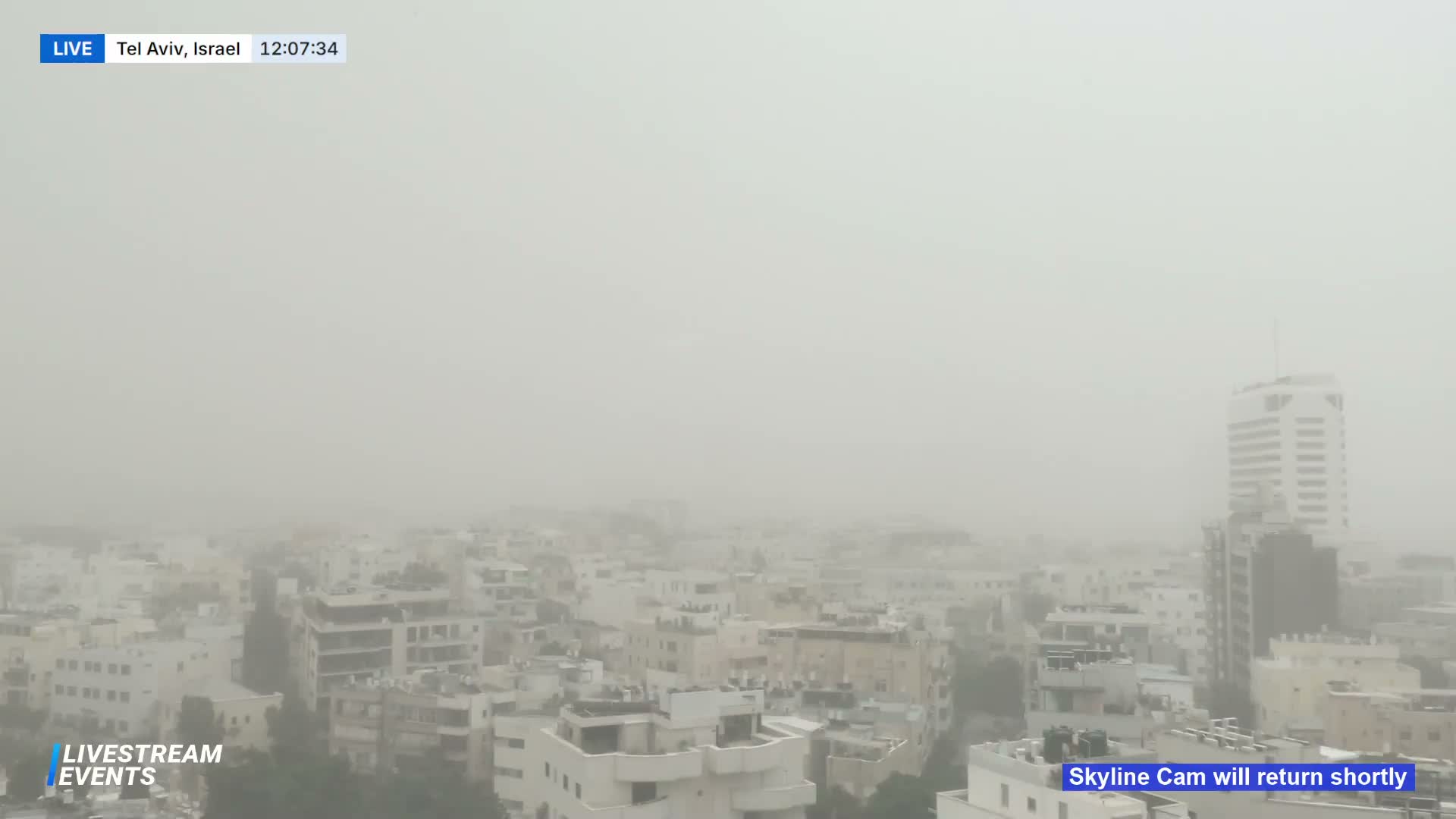 Rosh Haayin, ( נוף עירוני של תל אביב מראש העין )Tel-Aviv City View from Rosh Haayin, Tel Aviv Live Cam - Rosh Ha'Ayin, Central, Israel