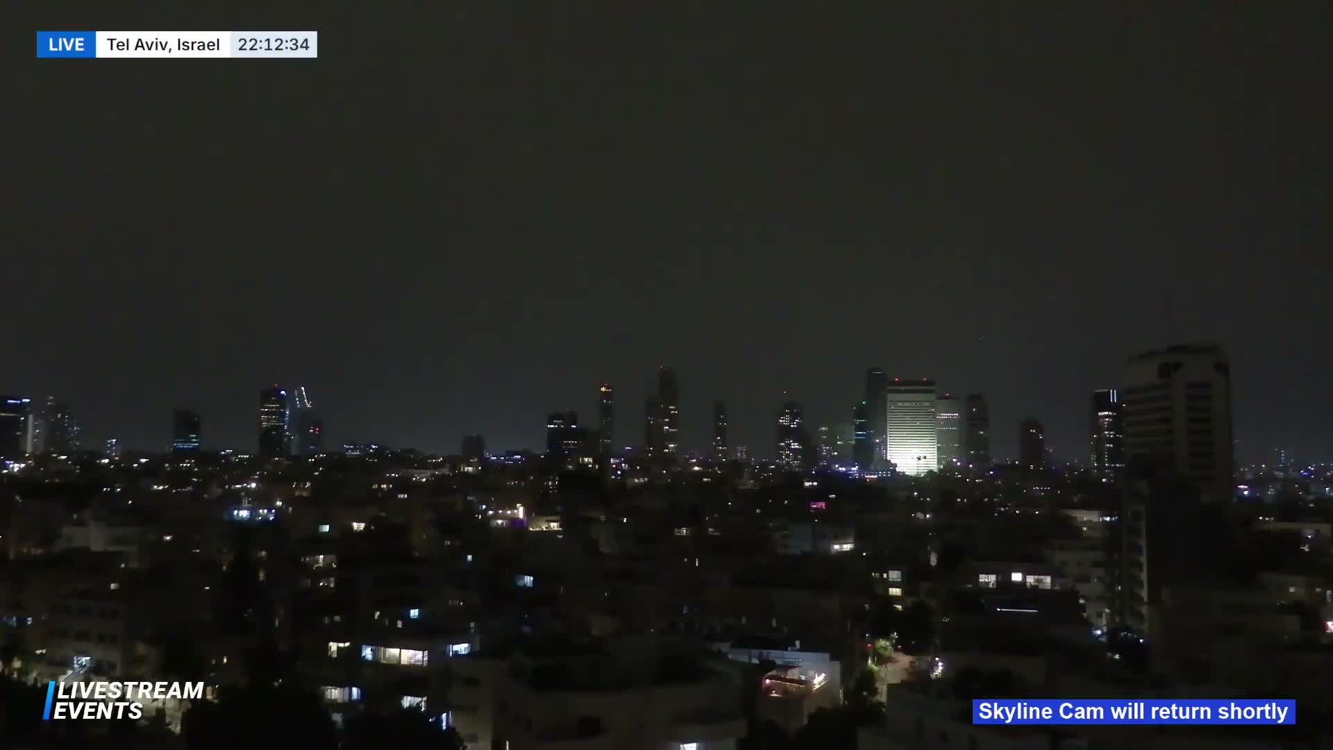 Rosh Haayin, ( נוף עירוני של תל אביב מראש העין )Tel-Aviv City View from Rosh Haayin, Tel Aviv Live Cam - Rosh Ha'Ayin, Central, Israel