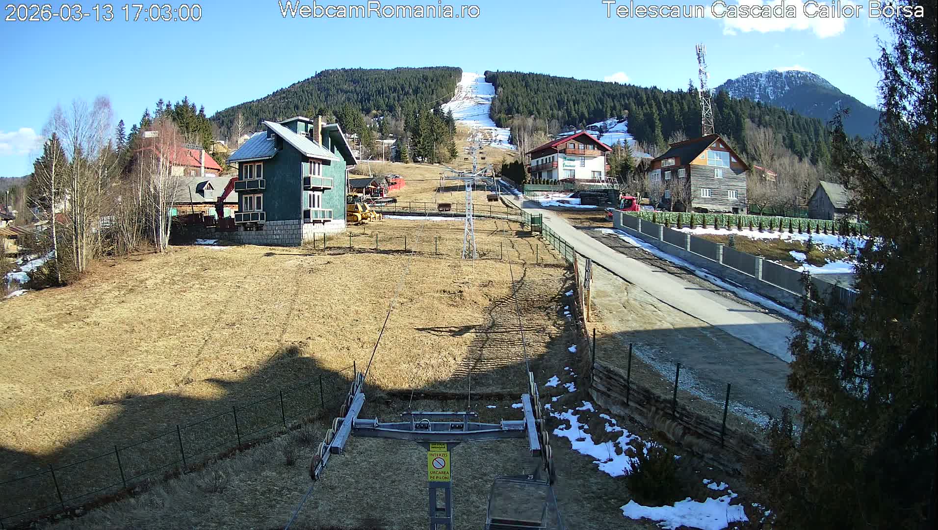 Maramureş, Statiunea Borşa Ski Center &  Partia Borsa Ski Slope, Borsa Live Cam - Staţiunea Borşa, Borşa, Maramureş, Romania