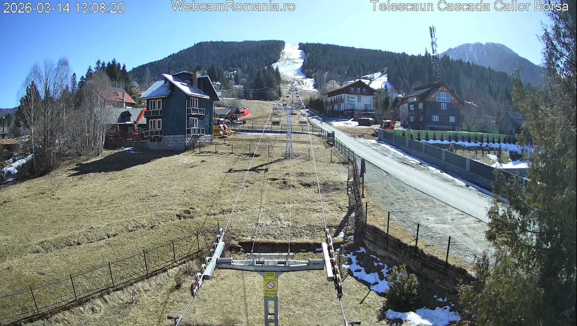 Maramureş, Statiunea Borşa Ski Center &  Partia Borsa Ski Slope, Borsa Live Cam - Staţiunea Borşa, Borşa, Maramureş, Romania