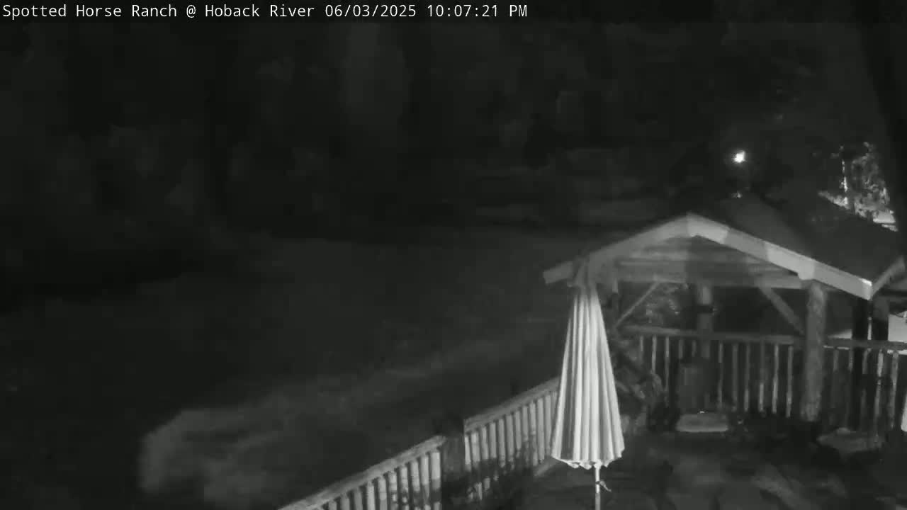 Hoback River View from Spotted Horse Ranch Live Cam - Hoback, Teton, Wyoming, USA
