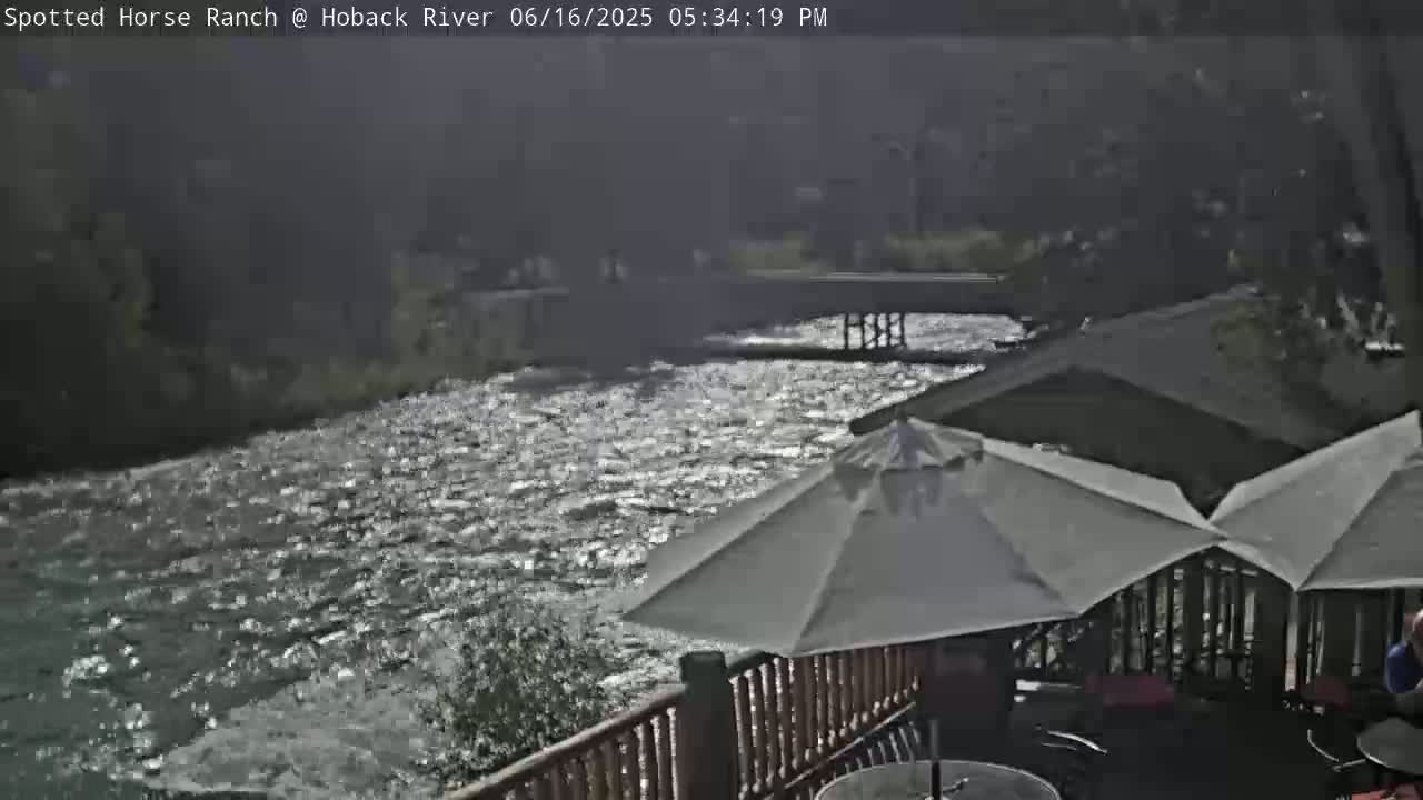 Hoback River View from Spotted Horse Ranch Live Cam - Hoback, Teton, Wyoming, USA