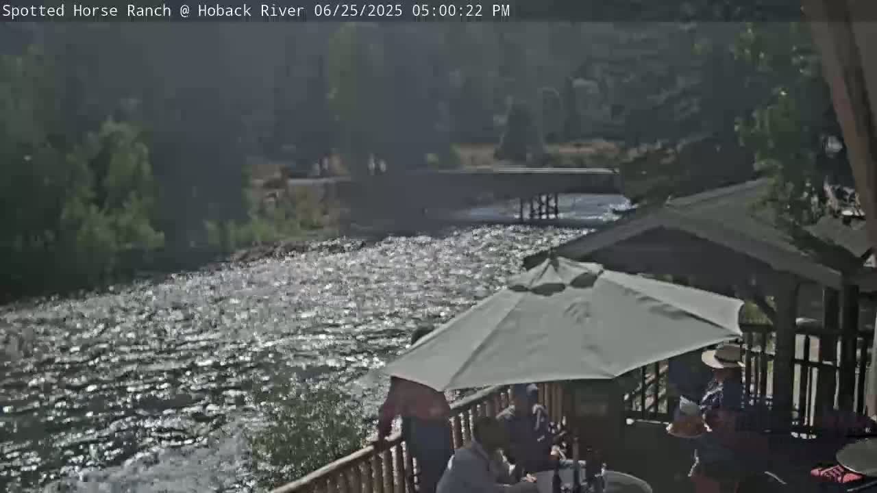 Hoback River View from Spotted Horse Ranch Live Cam - Hoback, Teton, Wyoming, USA