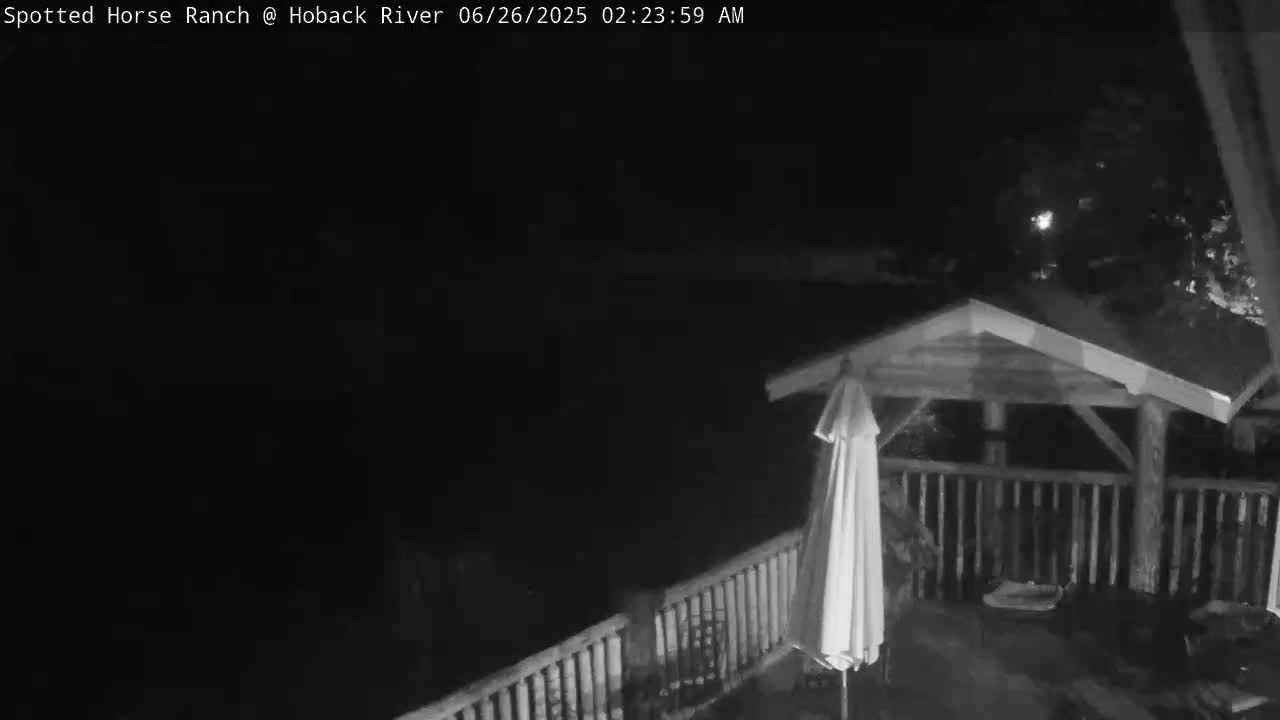 Hoback River View from Spotted Horse Ranch Live Cam - Hoback, Teton, Wyoming, USA