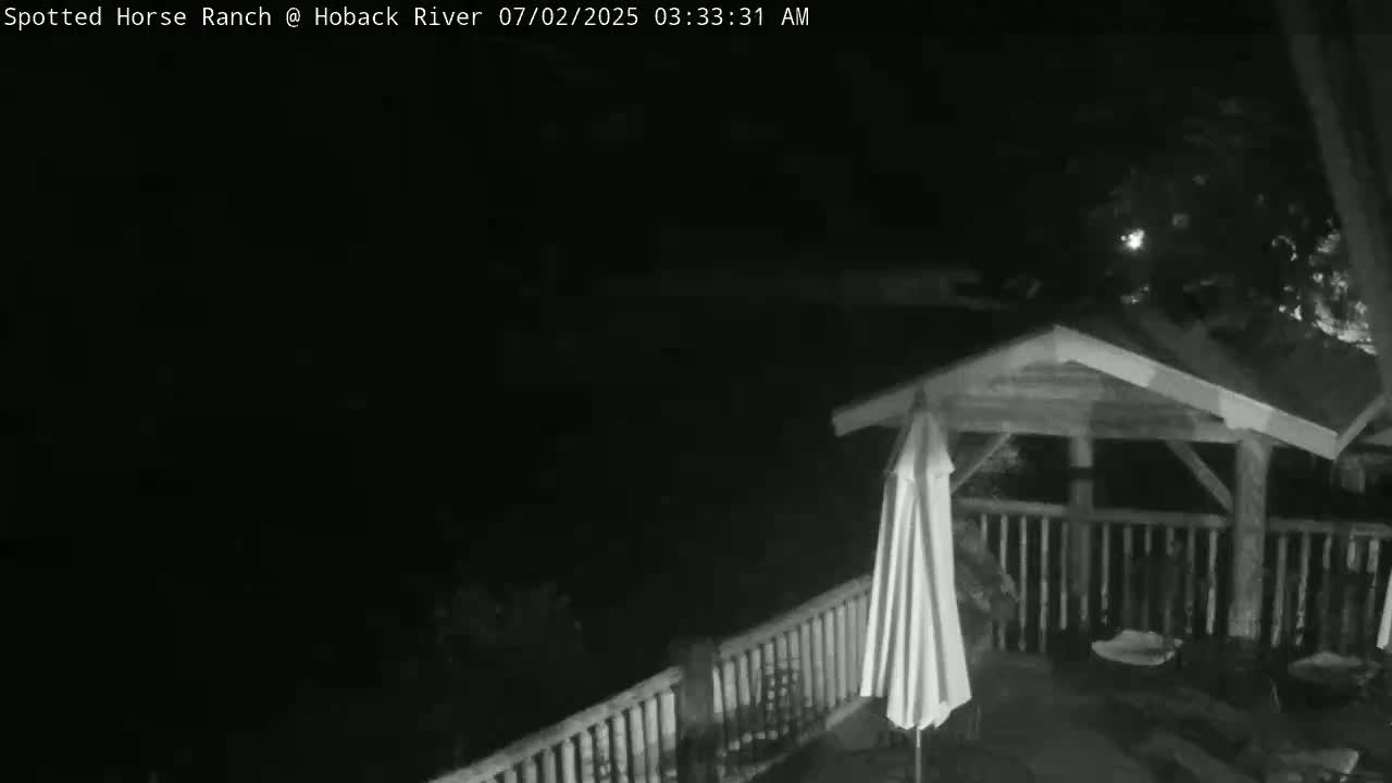 Hoback River View from Spotted Horse Ranch Live Cam - Hoback, Teton, Wyoming, USA