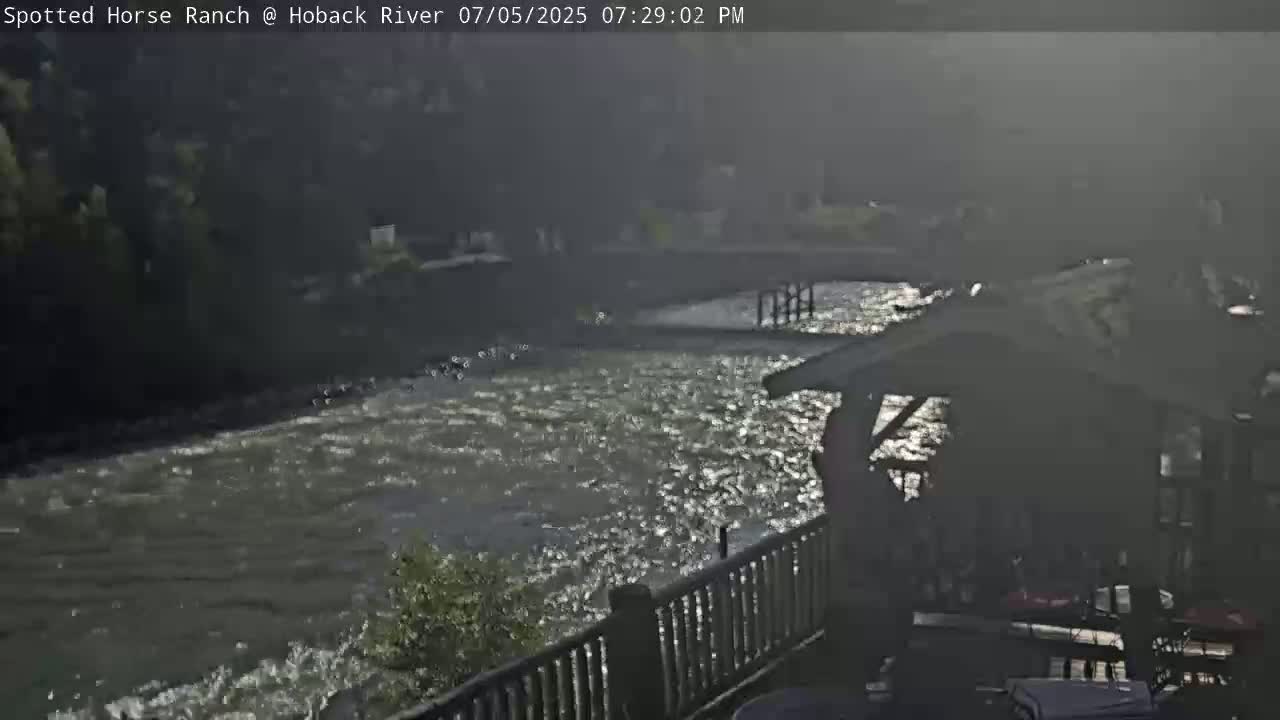 Hoback River View from Spotted Horse Ranch Live Cam - Hoback, Teton, Wyoming, USA