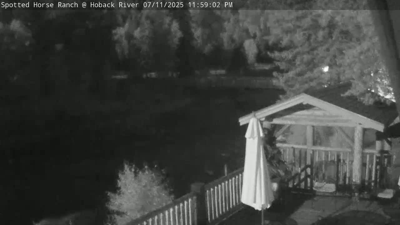 Hoback River View from Spotted Horse Ranch Live Cam - Hoback, Teton, Wyoming, USA