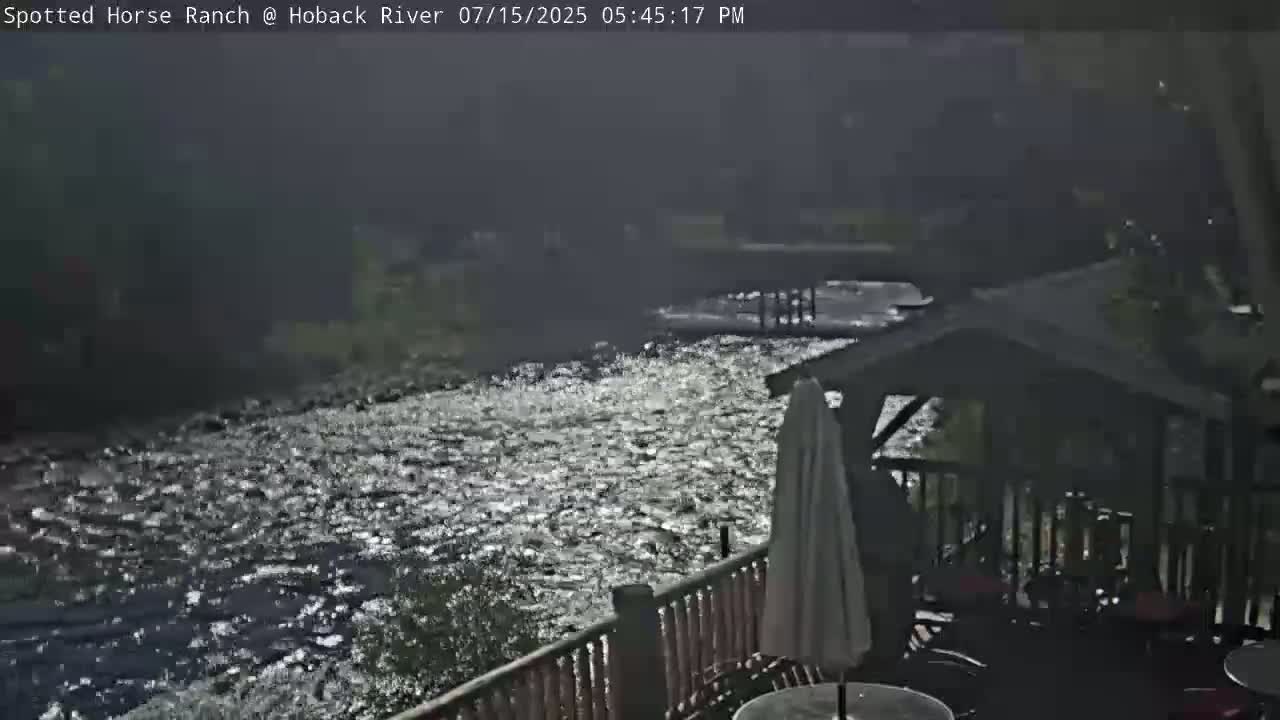 Hoback River View from Spotted Horse Ranch Live Cam - Hoback, Teton, Wyoming, USA