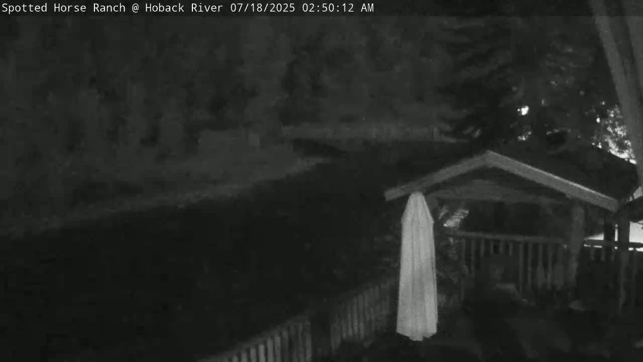 Hoback River View from Spotted Horse Ranch Live Cam - Hoback, Teton, Wyoming, USA