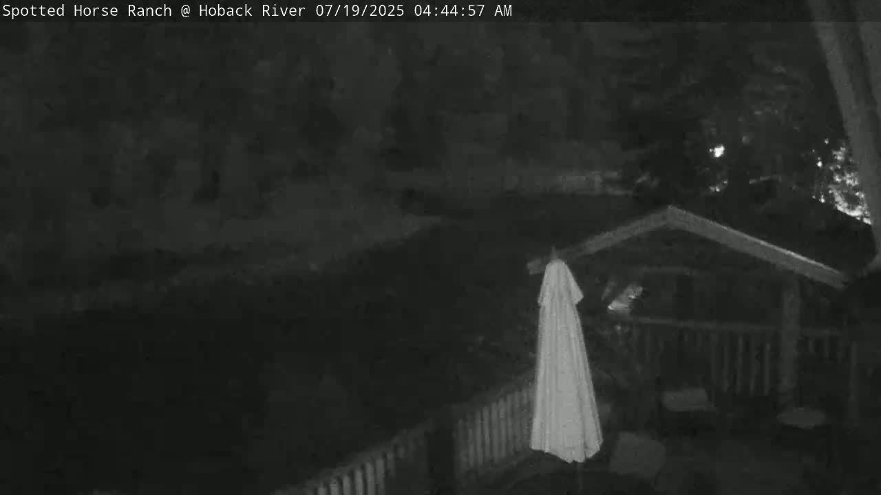 Hoback River View from Spotted Horse Ranch Live Cam - Hoback, Teton, Wyoming, USA