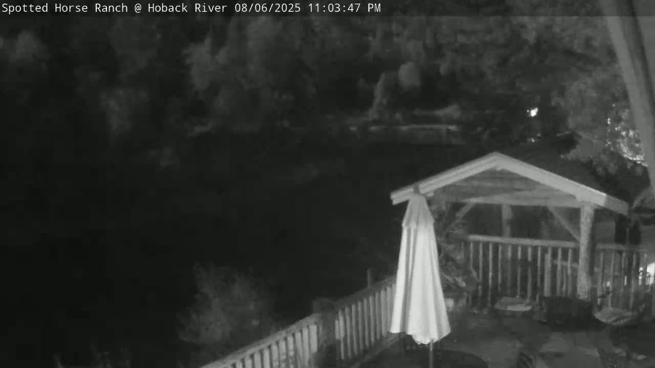 Hoback River View from Spotted Horse Ranch Live Cam - Hoback, Teton, Wyoming, USA