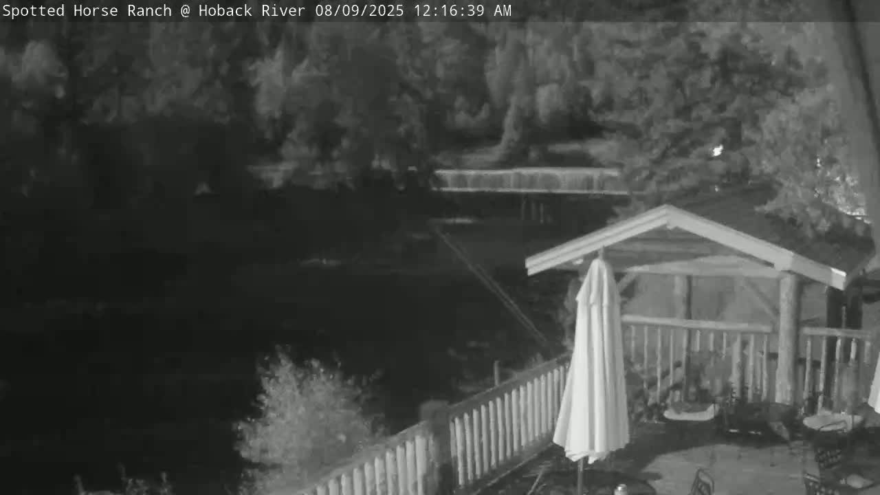 Hoback River View from Spotted Horse Ranch Live Cam - Hoback, Teton, Wyoming, USA