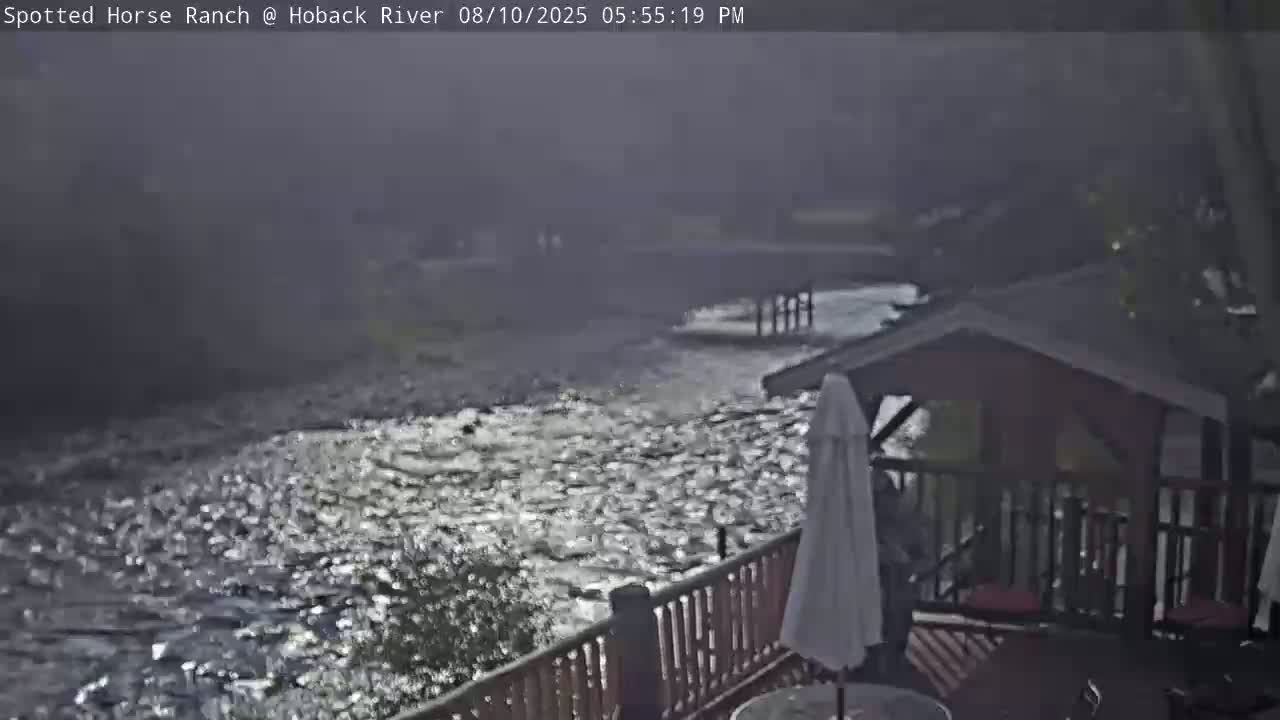 Hoback River View from Spotted Horse Ranch Live Cam - Hoback, Teton, Wyoming, USA