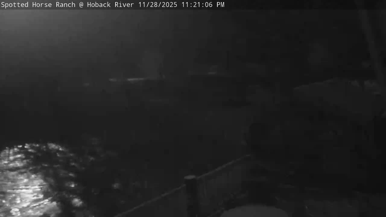 Hoback River View from Spotted Horse Ranch Live Cam - Hoback, Teton, Wyoming, USA