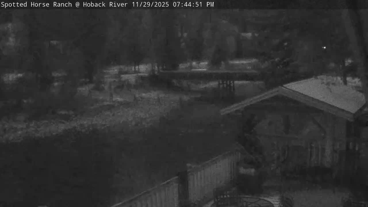 Hoback River View from Spotted Horse Ranch Live Cam - Hoback, Teton, Wyoming, USA