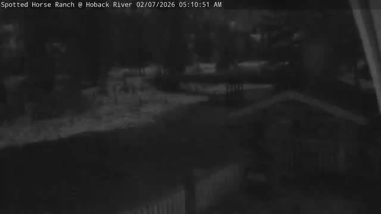 Hoback River View from Spotted Horse Ranch Live Cam - Hoback, Teton, Wyoming, USA