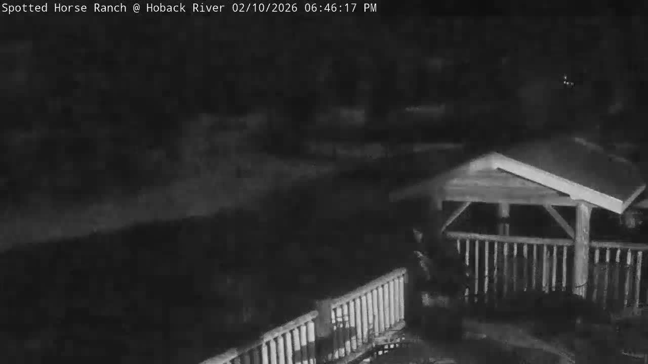 Hoback River View from Spotted Horse Ranch Live Cam - Hoback, Teton, Wyoming, USA