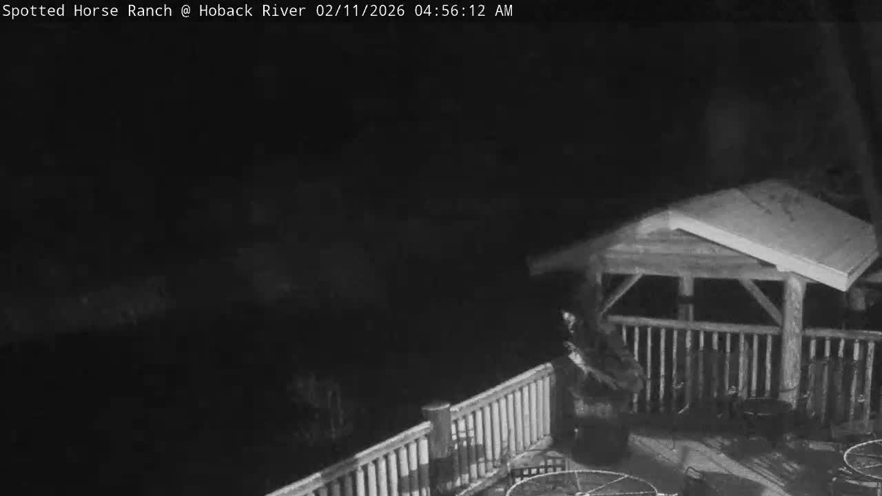 Hoback River View from Spotted Horse Ranch Live Cam - Hoback, Teton, Wyoming, USA