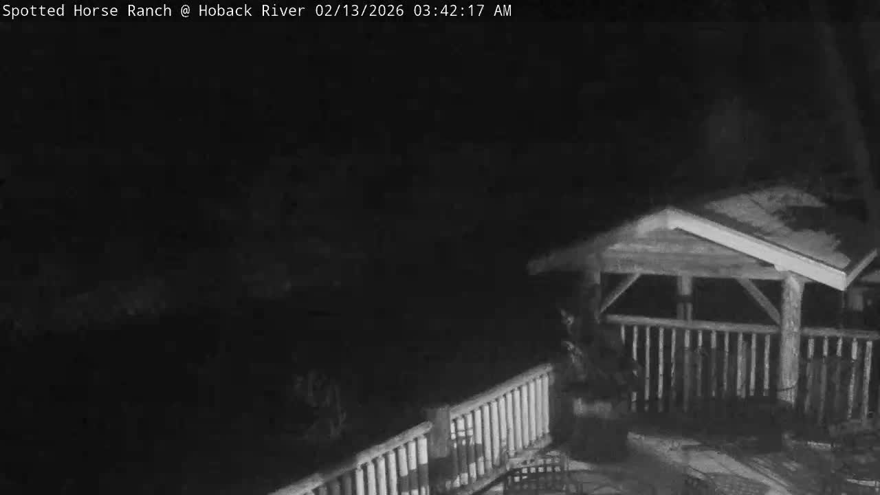 Hoback River View from Spotted Horse Ranch Live Cam - Hoback, Teton, Wyoming, USA