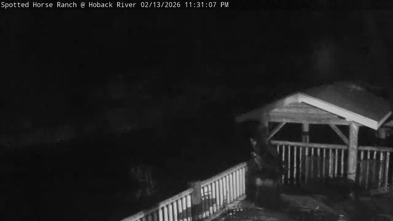 Hoback River View from Spotted Horse Ranch Live Cam - Hoback, Teton, Wyoming, USA