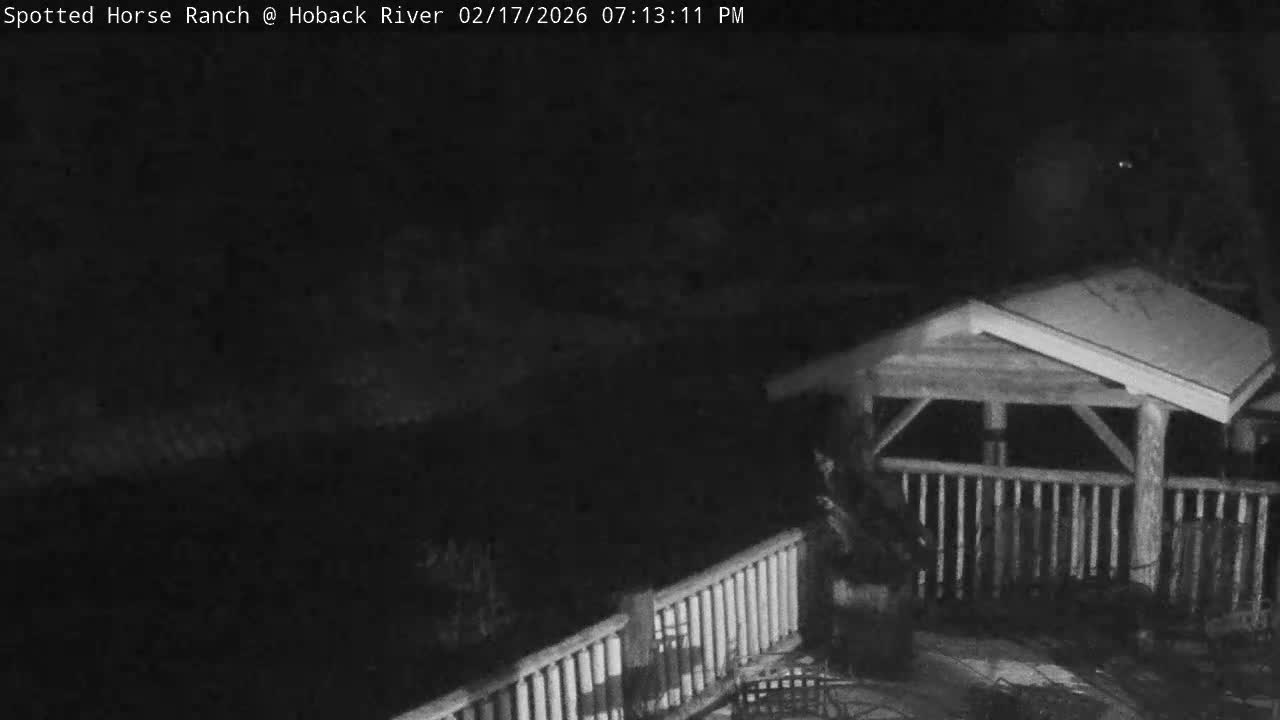 Hoback River View from Spotted Horse Ranch Live Cam - Hoback, Teton, Wyoming, USA