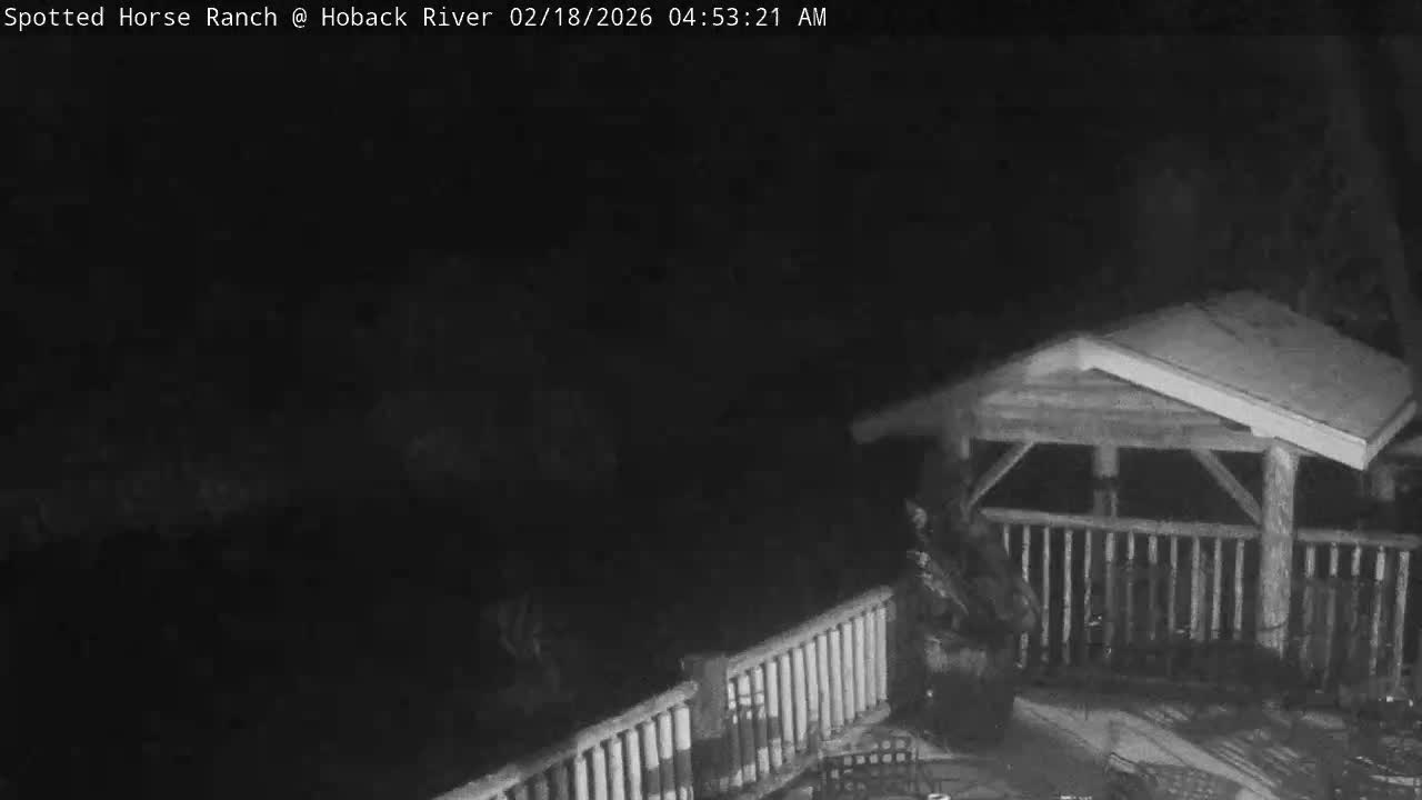 Hoback River View from Spotted Horse Ranch Live Cam - Hoback, Teton, Wyoming, USA