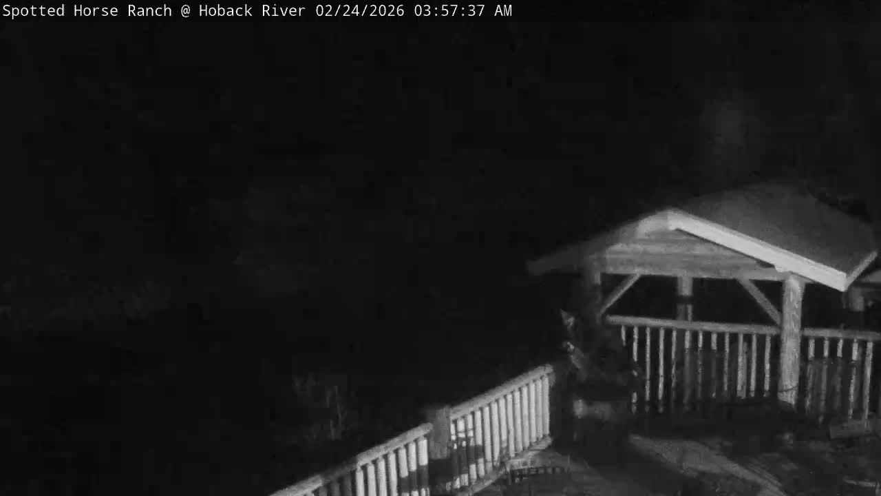 Hoback River View from Spotted Horse Ranch Live Cam - Hoback, Teton, Wyoming, USA