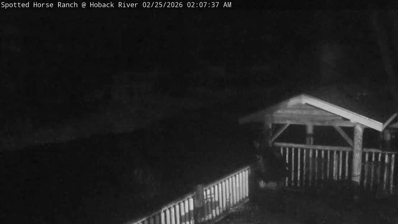 Hoback River View from Spotted Horse Ranch Live Cam - Hoback, Teton, Wyoming, USA