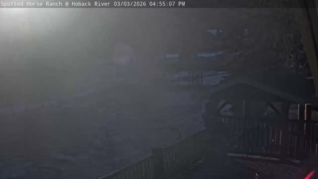 Hoback River View from Spotted Horse Ranch Live Cam - Hoback, Teton, Wyoming, USA