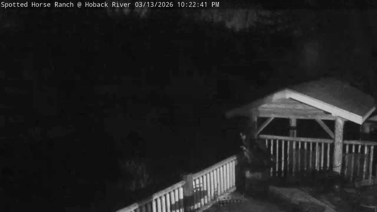 Hoback River View from Spotted Horse Ranch Live Cam - Hoback, Teton, Wyoming, USA