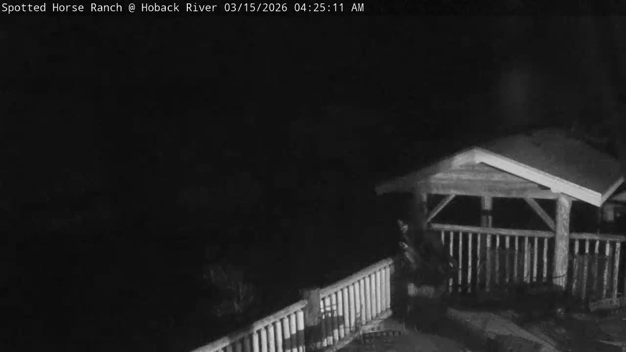 Hoback River View from Spotted Horse Ranch Live Cam - Hoback, Teton, Wyoming, USA