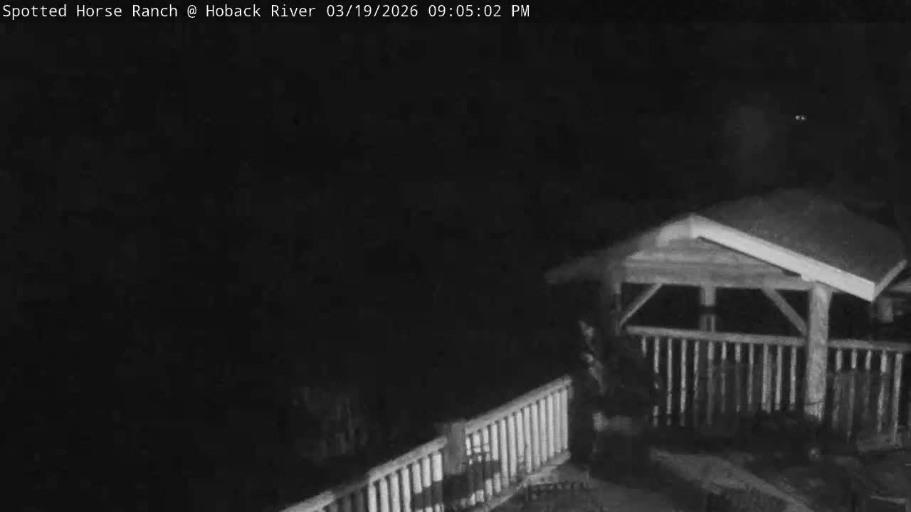 Hoback River View from Spotted Horse Ranch Live Cam - Hoback, Teton, Wyoming, USA