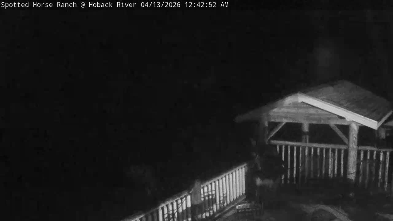 Hoback River View from Spotted Horse Ranch Live Cam - Hoback, Teton, Wyoming, USA