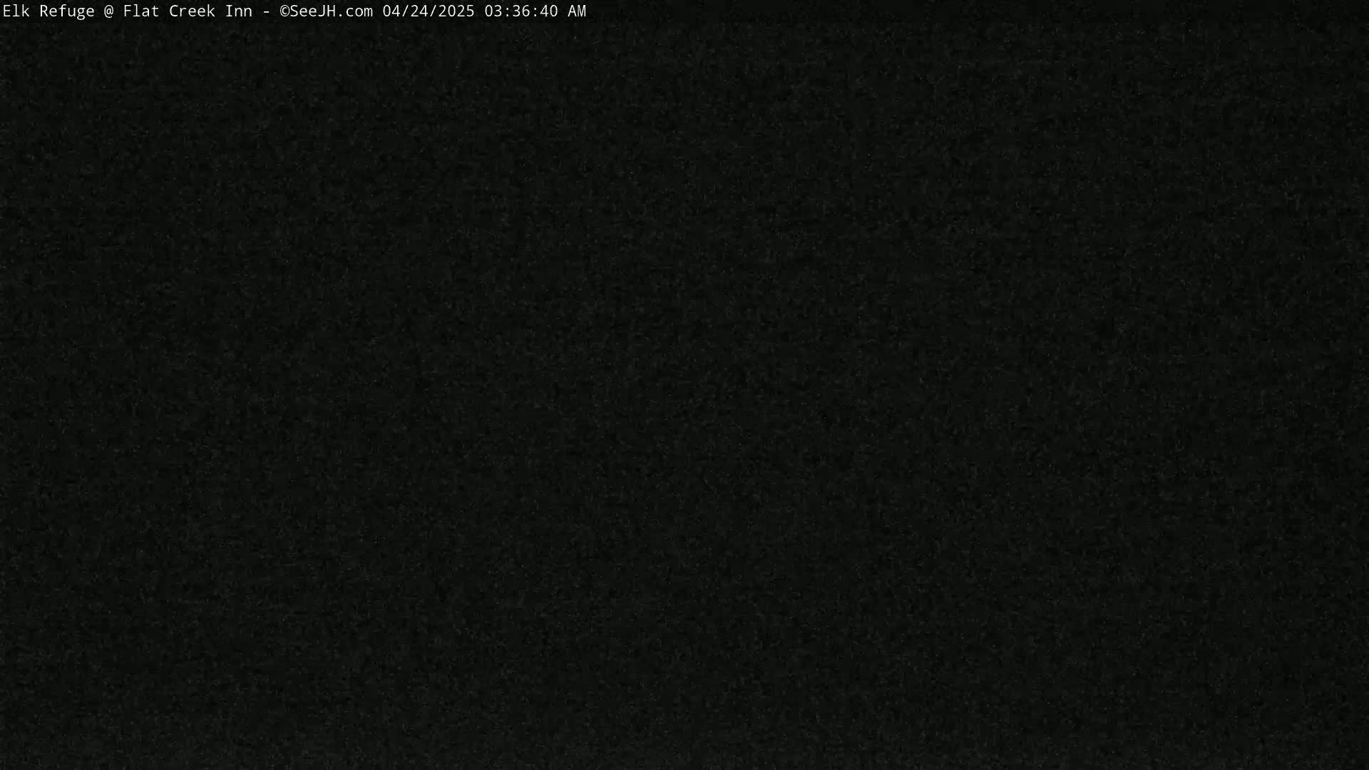 The image shows a completely black screen.