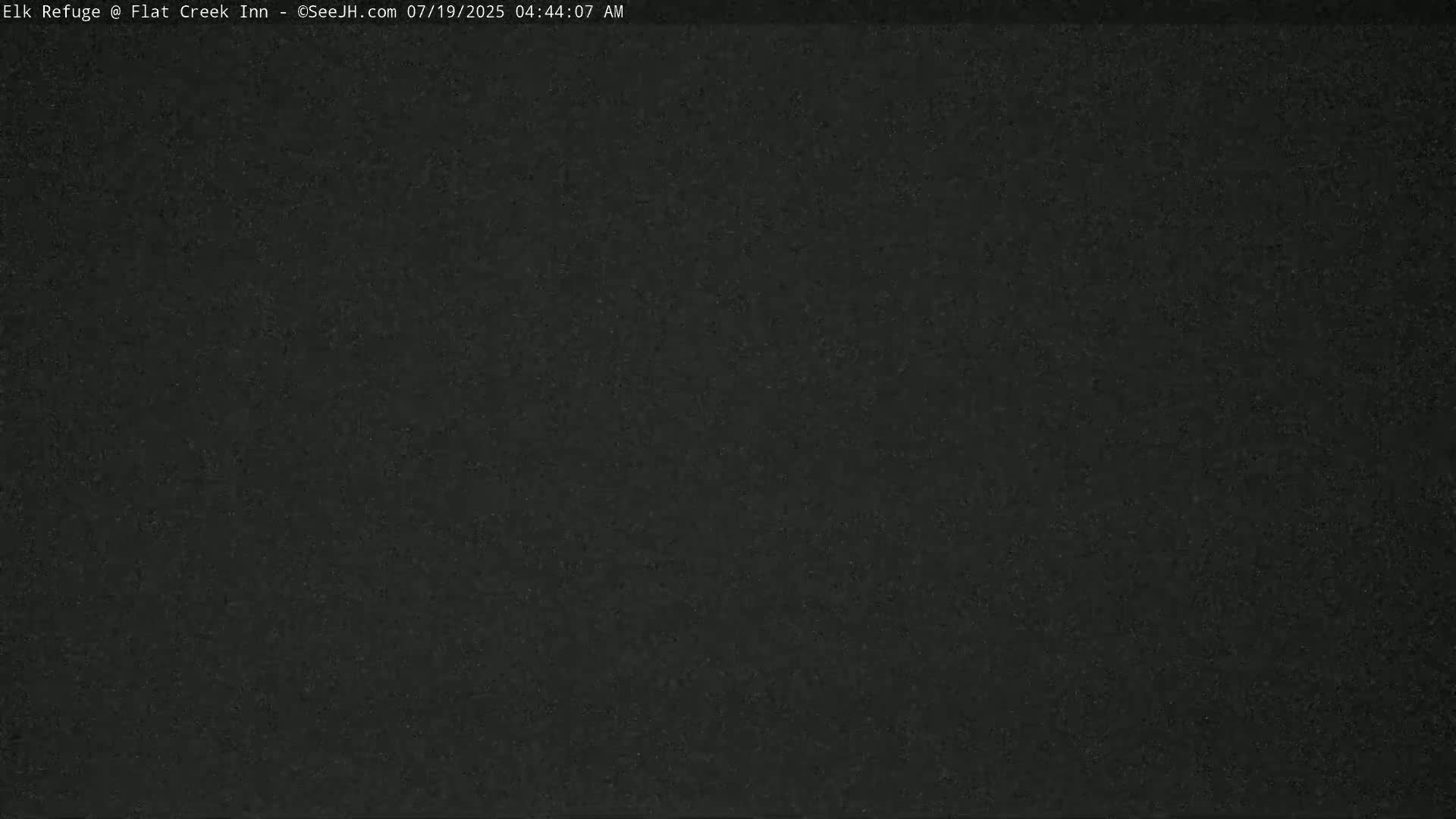 Jackson, Elk Refuge & Teton Mountains from Flat Creek Inn Live Cam - Jackson, Teton, Wyoming, USA