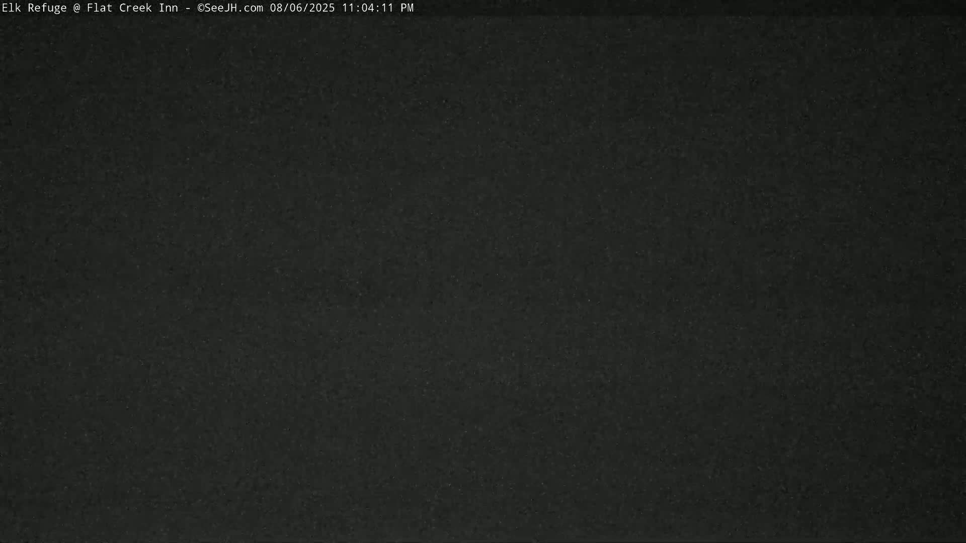 Jackson, Elk Refuge & Teton Mountains from Flat Creek Inn Live Cam - Jackson, Teton, Wyoming, USA