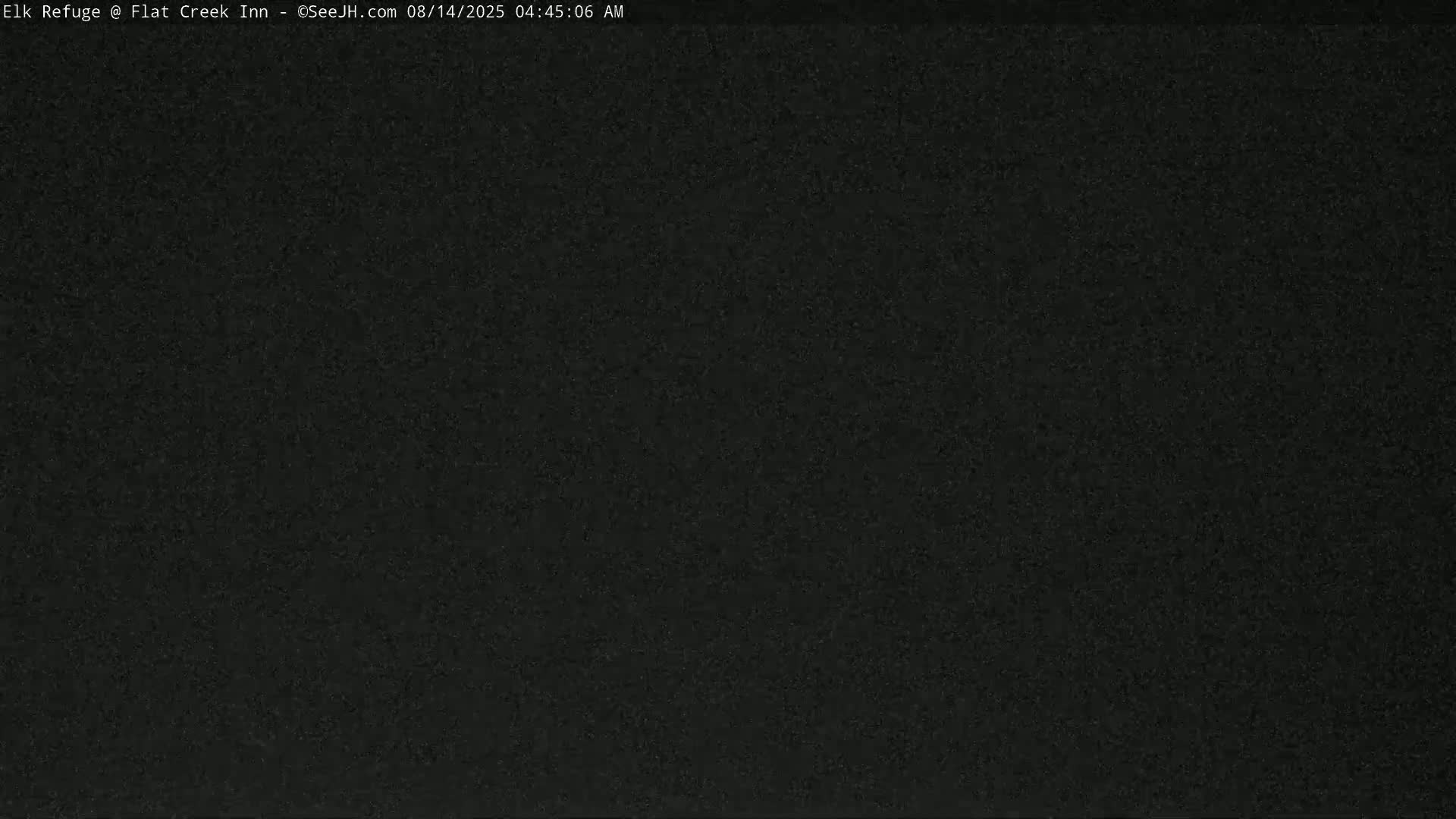 Jackson, Elk Refuge & Teton Mountains from Flat Creek Inn Live Cam - Jackson, Teton, Wyoming, USA