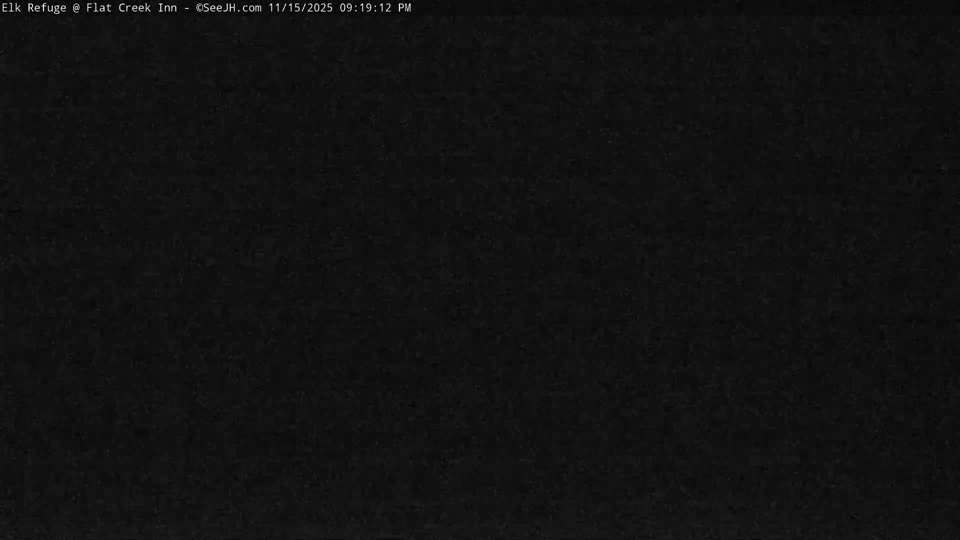 Jackson, Elk Refuge & Teton Mountains from Flat Creek Inn Live Cam - Jackson, Teton, Wyoming, USA