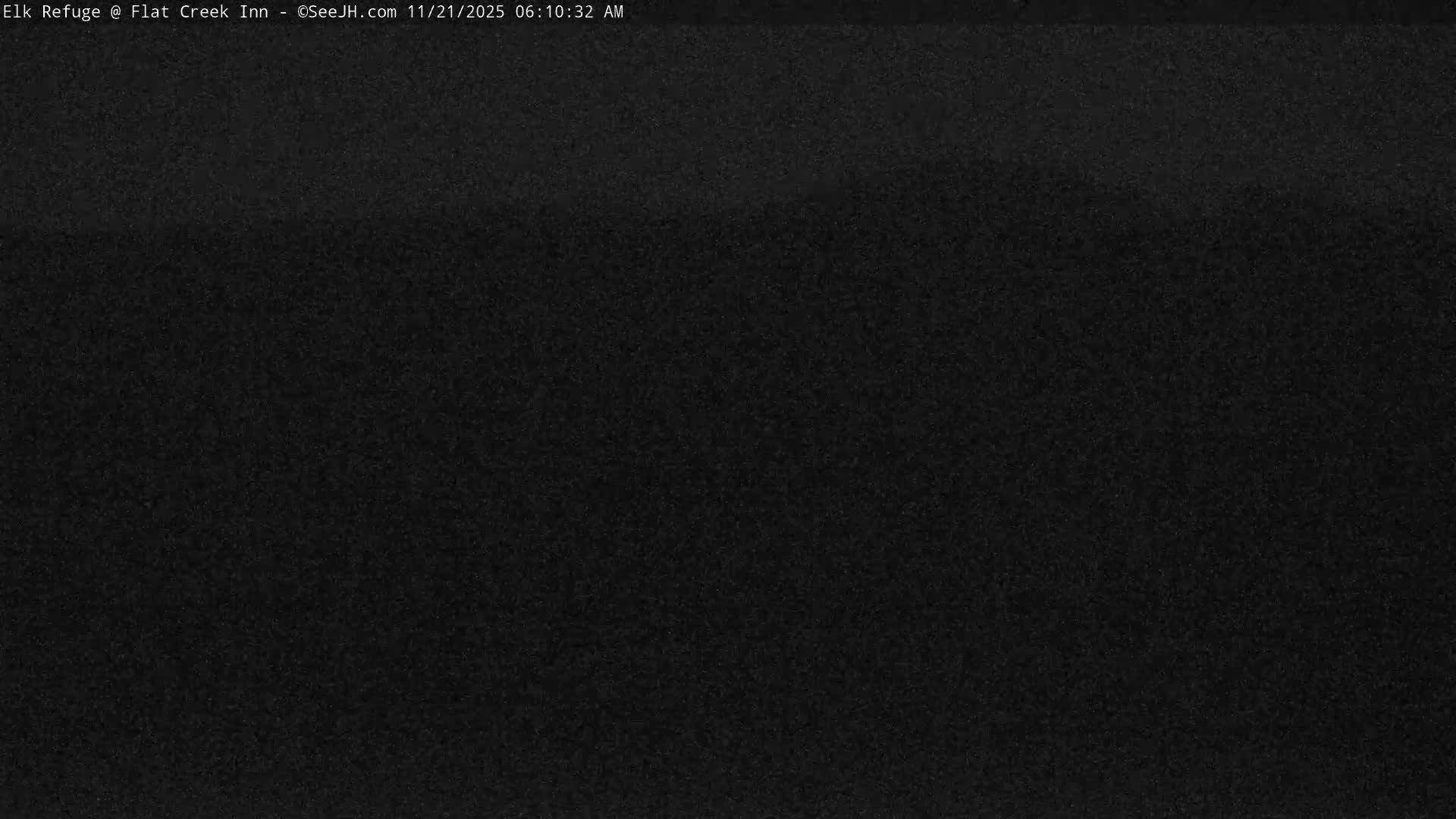 Jackson, Elk Refuge & Teton Mountains from Flat Creek Inn Live Cam - Jackson, Teton, Wyoming, USA