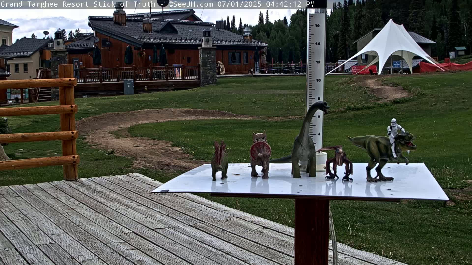 Teton, Grand Targhee Ski Resort Stick of Truth Live Cam - Alta, Teton, Wyoming, USA