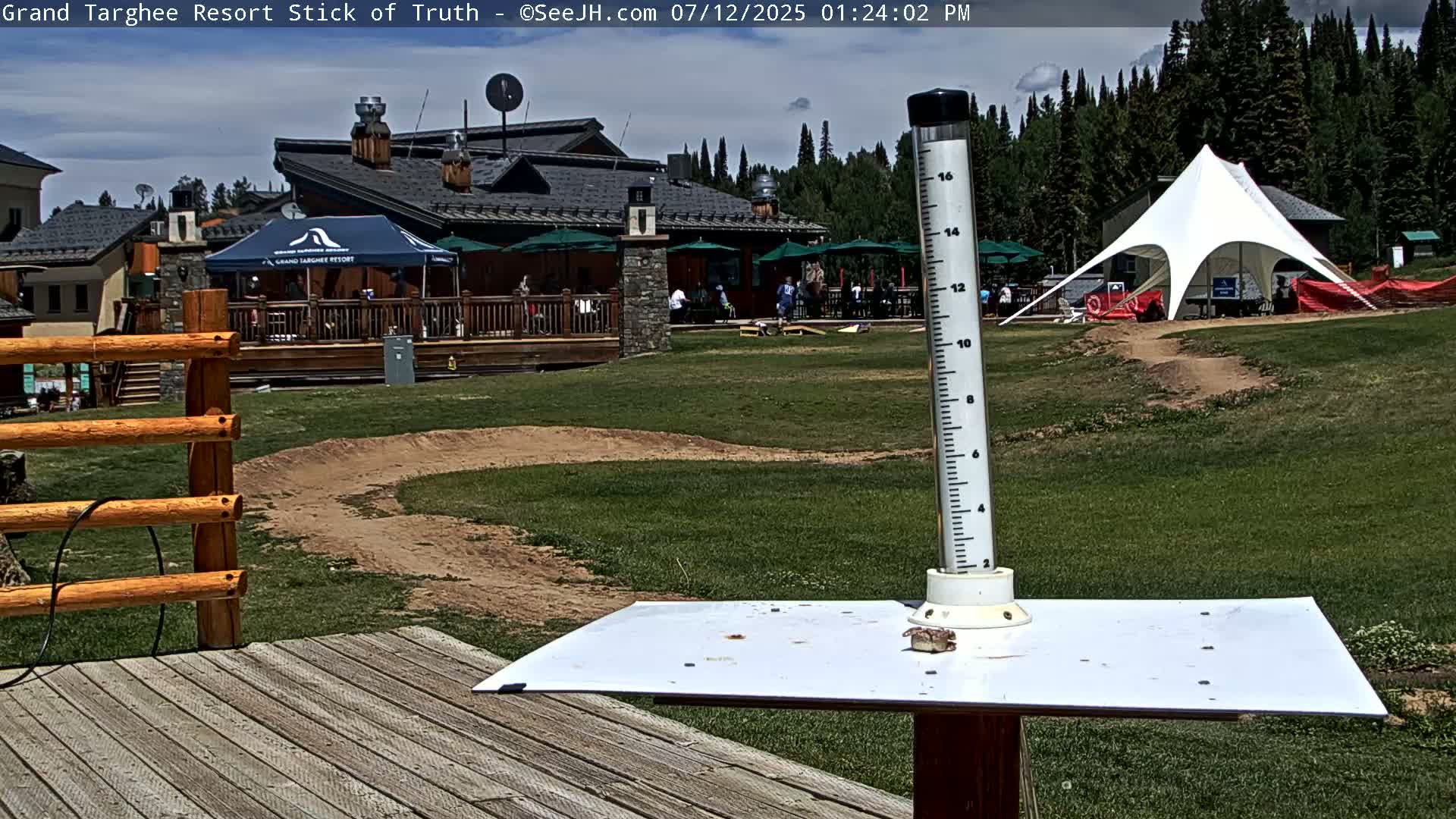 Teton, Grand Targhee Ski Resort Stick of Truth Live Cam - Alta, Teton, Wyoming, USA