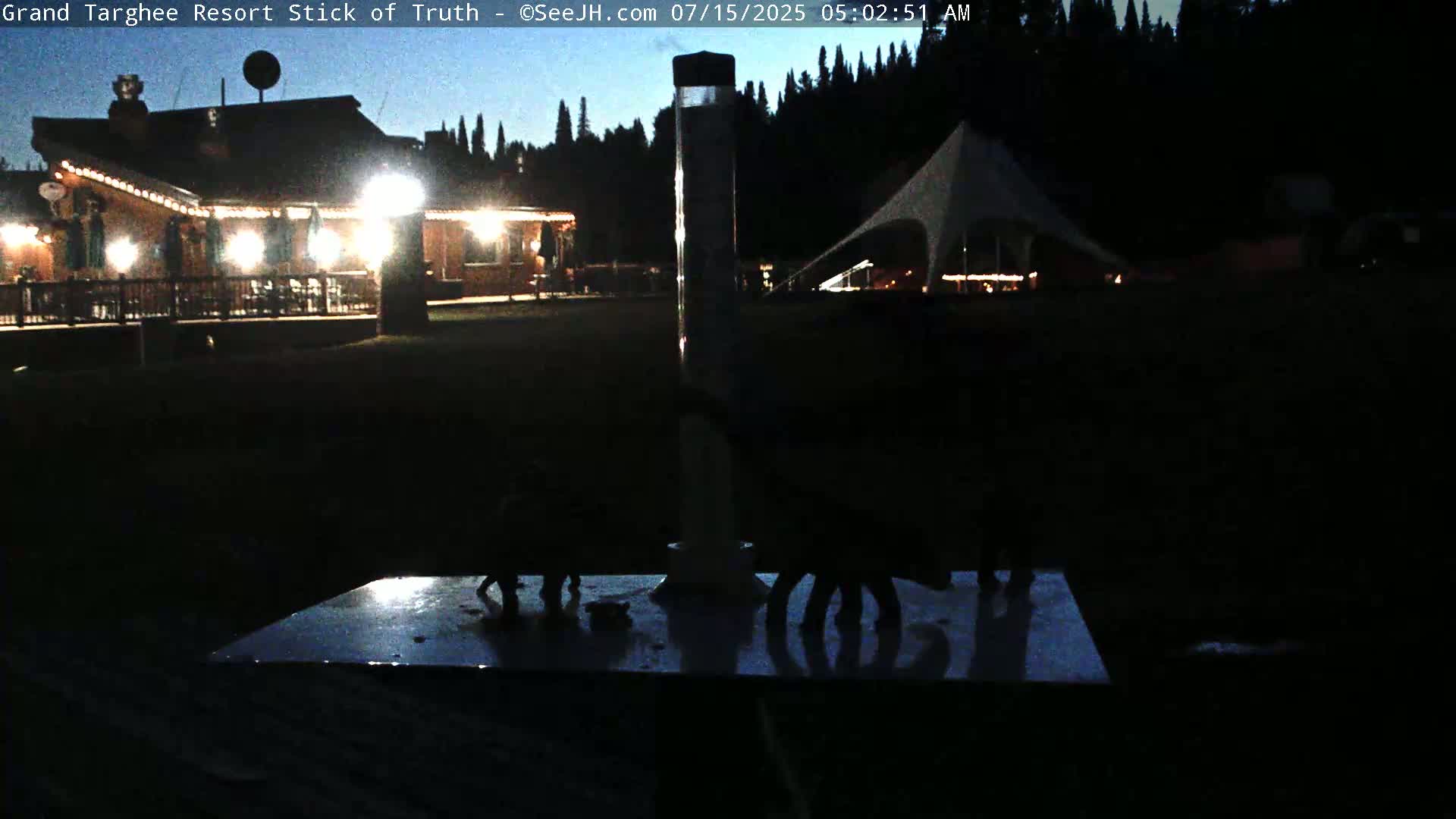 Teton, Grand Targhee Ski Resort Stick of Truth Live Cam - Alta, Teton, Wyoming, USA