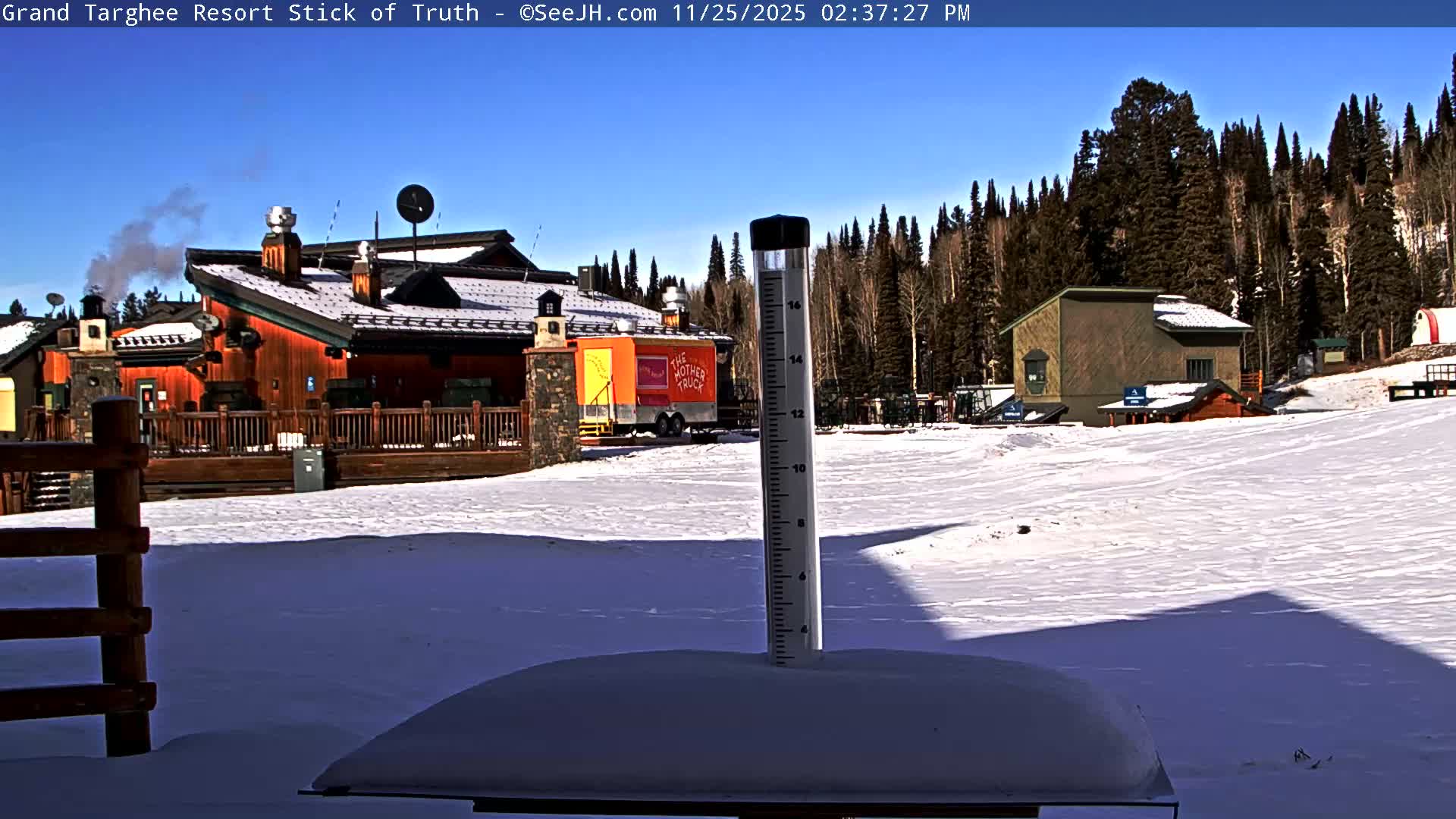 Teton, Grand Targhee Ski Resort Stick of Truth Live Cam - Alta, Teton, Wyoming, USA