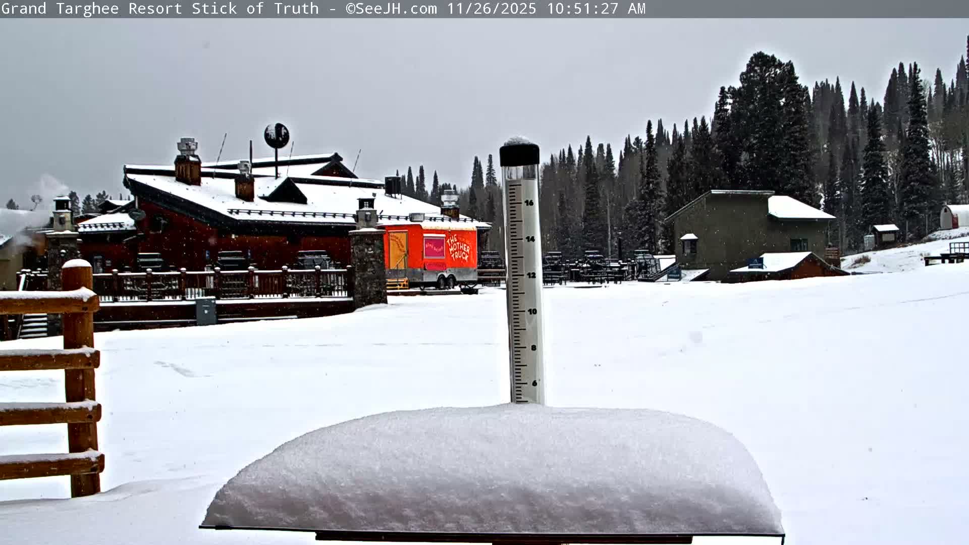 Teton, Grand Targhee Ski Resort Stick of Truth Live Cam - Alta, Teton, Wyoming, USA