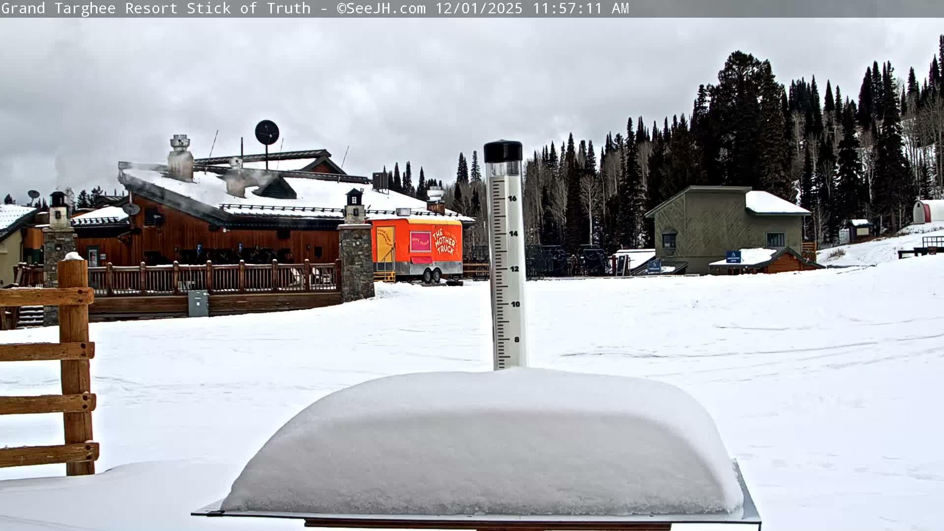 Teton, Grand Targhee Ski Resort Stick of Truth Live Cam - Alta, Teton, Wyoming, USA