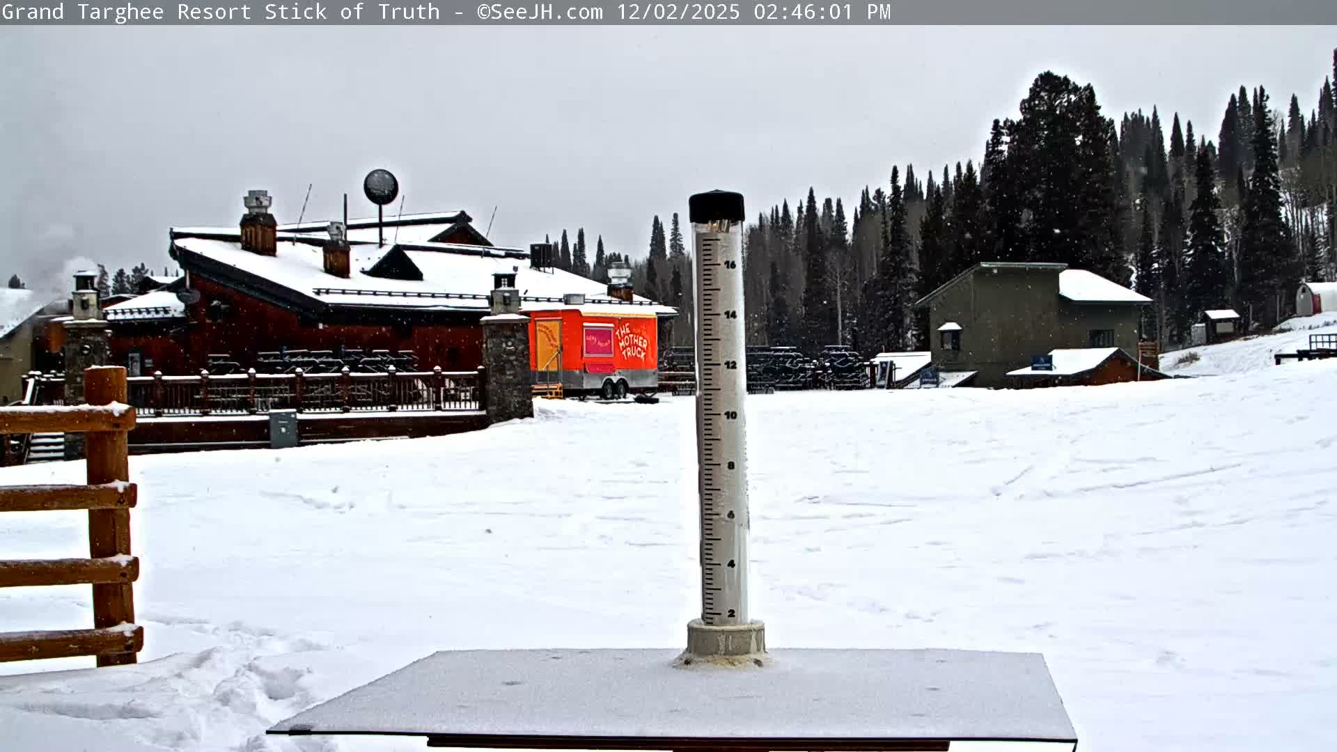 Teton, Grand Targhee Ski Resort Stick of Truth Live Cam - Alta, Teton, Wyoming, USA