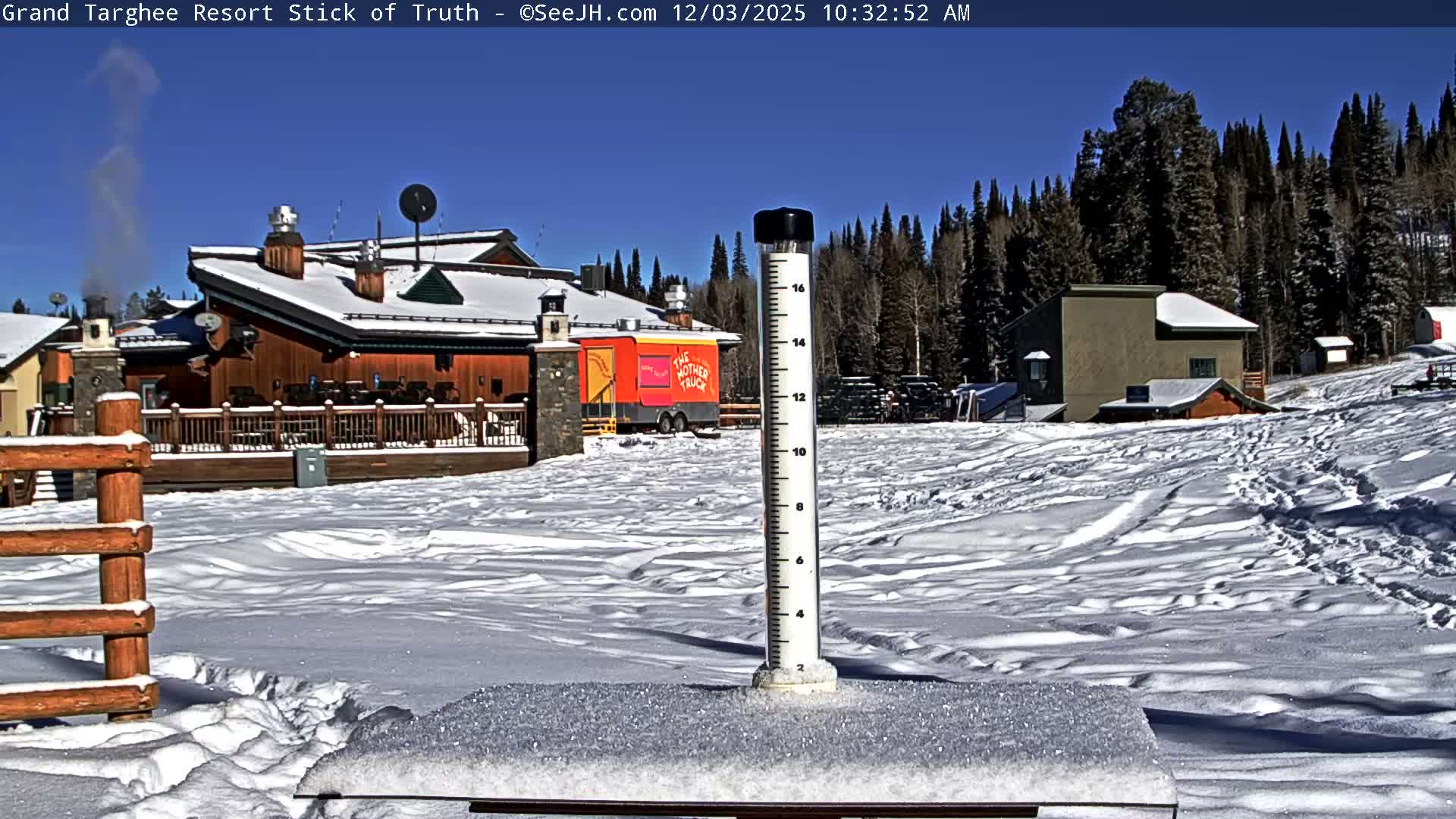 Teton, Grand Targhee Ski Resort Stick of Truth Live Cam - Alta, Teton, Wyoming, USA