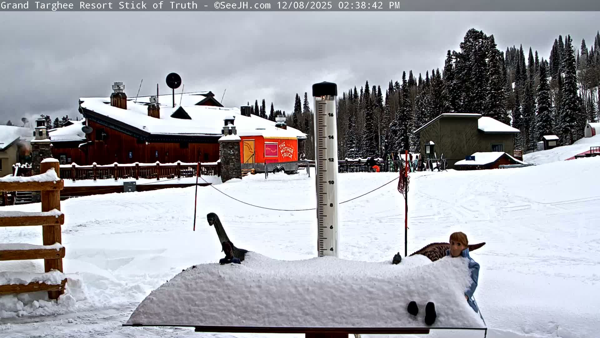 Teton, Grand Targhee Ski Resort Stick of Truth Live Cam - Alta, Teton, Wyoming, USA